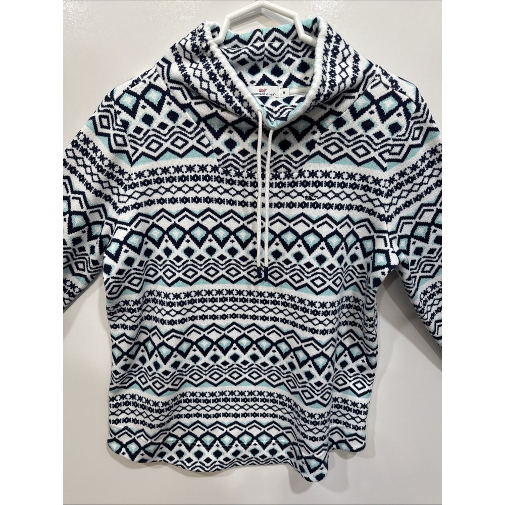 Vineyard Vines Women's Funnel Neckβ Sweater Pullover Size Medium